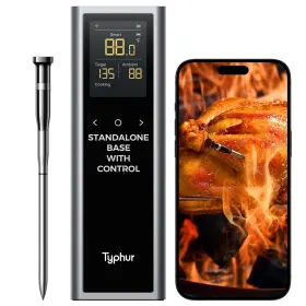 850057819595 TYPHUR Sync Smart Wireless Meat Thermometer Base