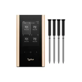 WT04 TYPHUR Sync Wireless Meat Thermometer Digital Quad Ensu