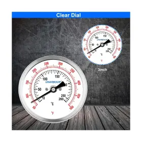 WGD008 UHARBOUR Dial Oil Thermometer Frying Stainlesssteel #2