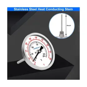 WGD008 UHARBOUR Dial Oil Thermometer Frying Stainlesssteel #3