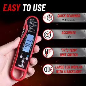 810142200745 UNCO Meat Thermometer Digital Waterproof Food #2