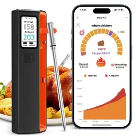 MS8E-01 UNERVER Wireless Meat Thermometer Wifi Smart Led Base