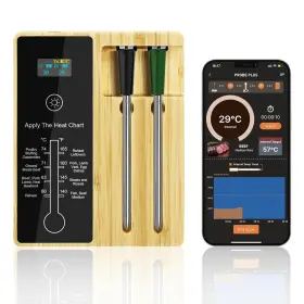 768287642749 UPMSX Wireless Meat Thermometer Probes Bluetooth
