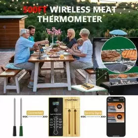 768351071833 UPMSX Wireless Meat Thermometer Probes Bluetooth #2