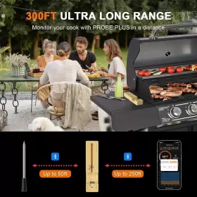 768387897193 UPMSX Smart Meat Thermometer Wireless Bluetooth #2