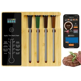 768904555629 UPMSX Wireless Meat Thermometer Bluetooth Thermo