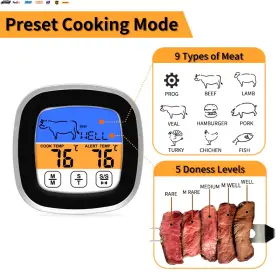 445011252223 USA-VIRALFINDS Digital Thermometer Kitchen Meat #2