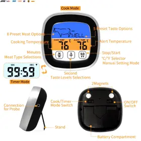 445011252223 USA-VIRALFINDS Digital Thermometer Kitchen Meat #3