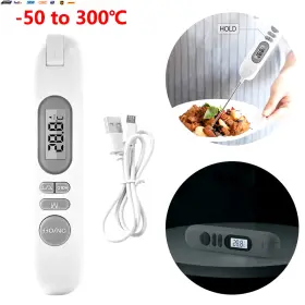 744759263193 USA-VIRALFINDS Rechargeable Food Thermometer Bbq #2