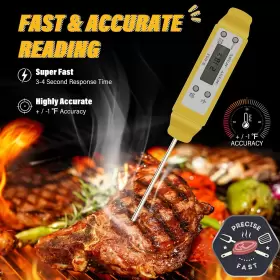 614373050571 UTOURS Digital Food Cooking Thermometer Steel #2