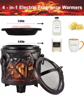 WJ00007 V-CHETONG Wax Melt Warmer Electric Melter Fireplace #2