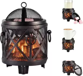 WJ00007 V-CHETONG Wax Melt Warmer Electric Melter Fireplace