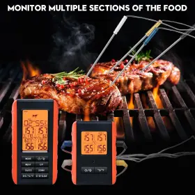 EN2053-4 VAUNO Wireless Meat Thermometer Grilling Smoking Bbq #2