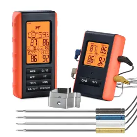 EN2053-4 VAUNO Wireless Meat Thermometer Grilling Smoking Bbq