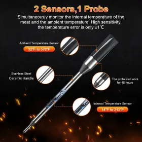 786368389970 VAVSEA Wireless Meat Thermometer Bluetooth #3