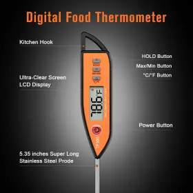 741412215711 VESOGY Accurate Digital Food Thermometer Cooking #3