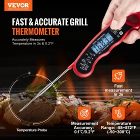 197988556664 VEVOR Grillers Meat Thermometer Grill Cooking