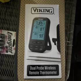 46475-1064 VIKING Dual Probe Wireless Meat Thermometer Preset