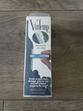 094922630476 VINTEMP Infrared Wine Thermometer Reads Glass