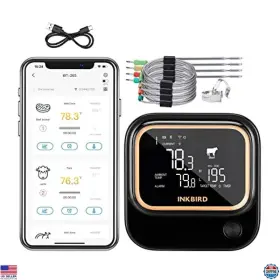 IBT-26S VISIT THE INKBIRD STORE Wireless Meat Thermometer