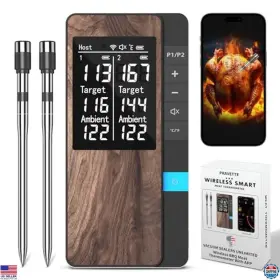 B0FF4TFK1M VISIT THE PRAVETTE STORE Wireless Meat Thermometer