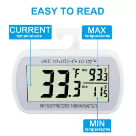 445010428414 VOULOIR Waterproof Refrigerator Fridge Digital #2
