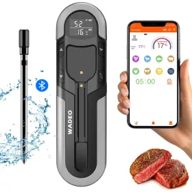 HK0518-MDUS WADEO Bluetooth Meat Thermometer Wireless Smok