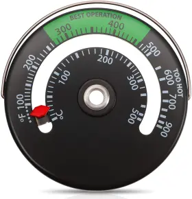 744110751482 WEEWOODAY Magnetic Wood Stove Thermometer Oven