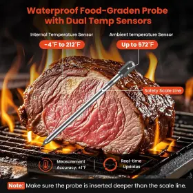726084929845 WELESS TECHNOLOGY Wireless Meat Thermometer #3