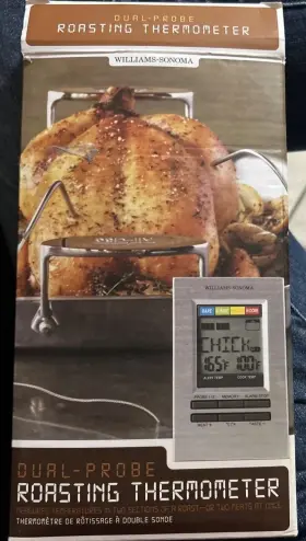 4381190 WILLIAMS-SONOMA Box Dual Probe Roasting Thermometer