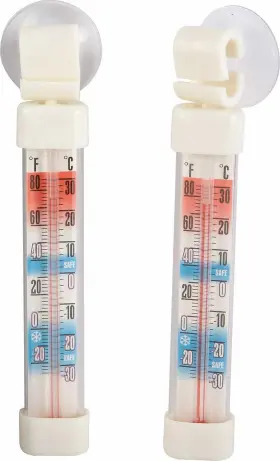 TMT-RF1 WINCO Refrigerator Freezer Thermometers Suction Cups