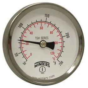 TSW174-2LF WINTERS Thermometer Analog Deg Npt