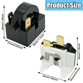 780854747404 XFYBZN Refrigerator Pin Ptc Start Starter Relay #2