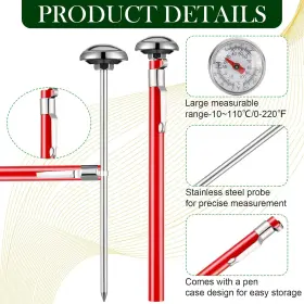 XIL-XUHAL-592 XUHAL Steel Kitchen Thermometer Immediate #3