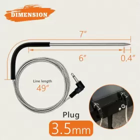 726084319097 YAOAWE Meat Probe Pit Boss Pellet Grills Smokers #3