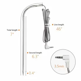 749789337869 YAOAWE Waterproof Meat Probe Traeger Bbq Grills #3