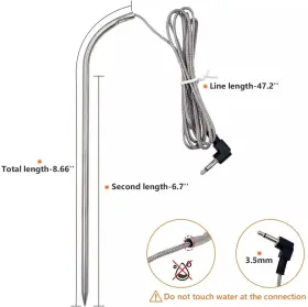 9907180088 YAOAWE Meat Probe Masterbuilt Bluetooth Digital #2