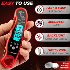 313108084057 YEMAOLIN Meat Thermometer Grill Cooking Ultra #2