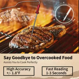750911165410 YIOU Wireless Meat Thermometer Cooking Digital #3