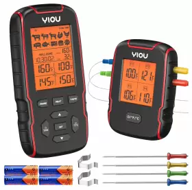 750911165410 YIOU Wireless Meat Thermometer Cooking Digital