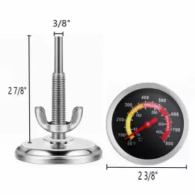 738631118169 YOTOM Pack Bbq Grill Temperature Gauge Barbecue #2