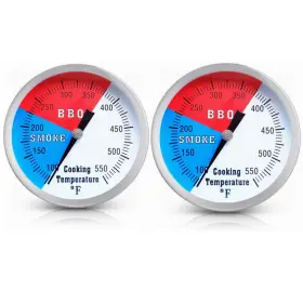 795042305076 YOTOM Bbq Grill Thermometer Gauge Pack Smoker