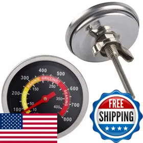 B08QVVJR25 YOTOM Bbq Grill Temperature Gauge Pit Smoker