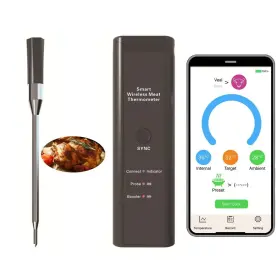 739608917433 YPNZXQDX Wireless Meat Thermometer Bluetooth