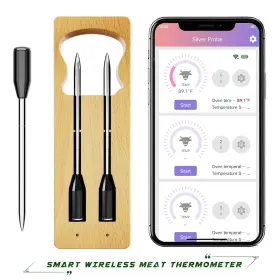 654429945130 YUEHE Smart Wireless Meat Thermometer Ultra