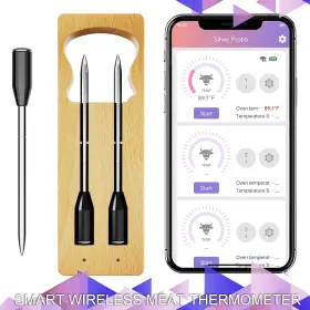 654429947332 YUEHE Smart Wireless Meat Thermometer Ultra