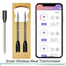654429947639 YUEHE Smart Wireless Meat Thermometer Ultra Bbq