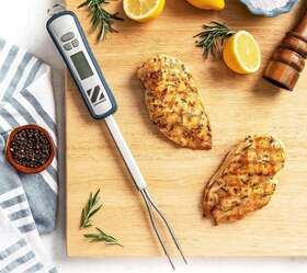 K62415 ZAKARIAN Geoffrey Barbecue Digital Fork Thermometer