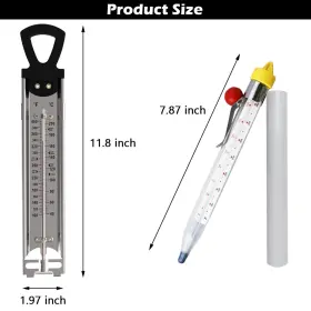 772625059441 ZKOOER Pack Candy Thermometer Pot Clip Sugar Jam #2