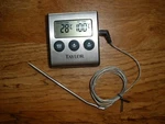 Taylor 1487-21 Digital Meat Thermometer & Timer, Excellent Condition. Fixed Price $10.95.